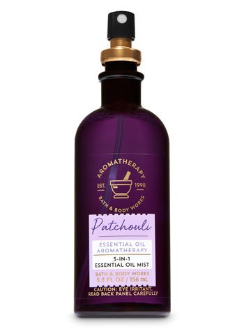 Bath & Body Works Aromatherapy PATCHOULI 5-in-1 Essential Oil Mist