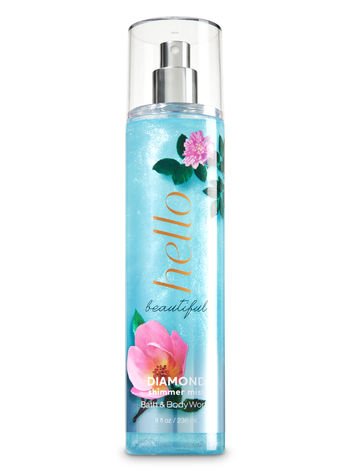 Bath & Body Works  Hello Beautiful  Diamond Shimmer Mist 8 fl oz / 236 ml