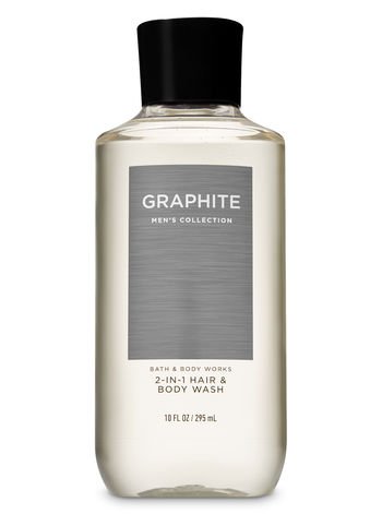 Bath & Body Works Signature Collection GRAPHITE 2-in-1 Hair + Body Wash