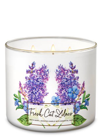 Bath & Body Works Fresh Cut Lilacs Scented Candle