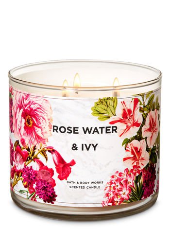 Bath & Body Works Rose Water & Ivy Scented Candle
