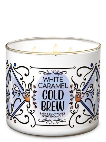 Bath & Body Works White Caramel Cold Brew Scented Candle