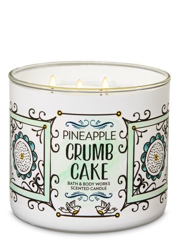 Bath & Body Works Pineapple Crumb Cake Scented Candle