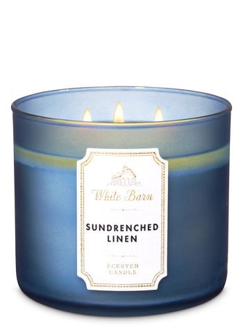 Bath & Body Works Sundrenched Linen Scented Candle