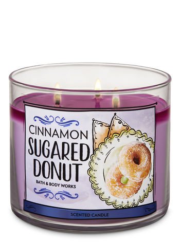 Bath & Body Works Cinnamon Sugared Donut Scented Candle