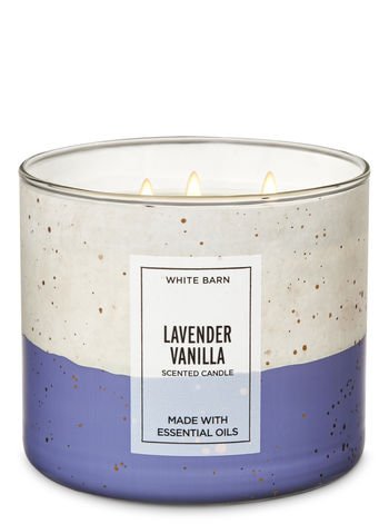 Bath & Body Works White Barn Lavender Vanilla Scented Candle
