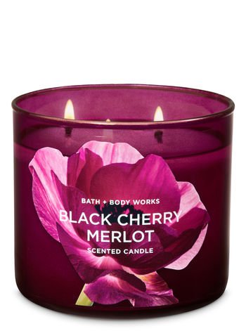 Bath & Body Works  Black Cherry Merlot Scented Candle
