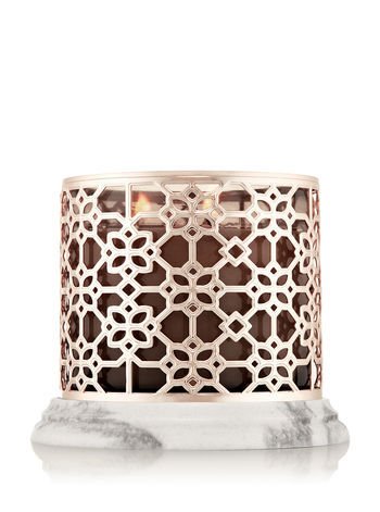 Bath & Body Works Rose Gold Marble Candle Sleeve