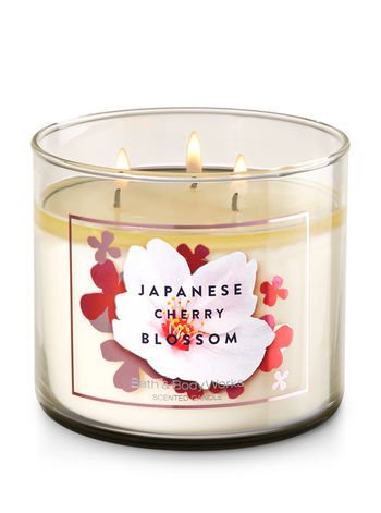 Bath & Body Works Japanese Cherry Blossom Candle 14.5 oz / 411 g