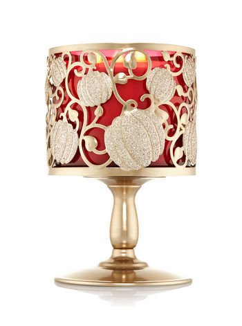 Bath & Body Works Shimmering Pumpkin Pedestal Candle Sleeve