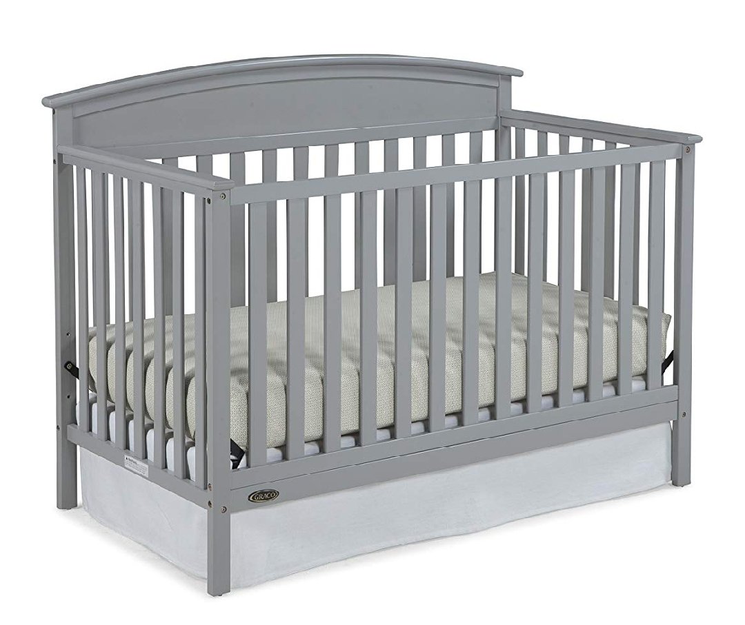 Graco Benton 5-in-1 Convertible Crib Pebble Gray