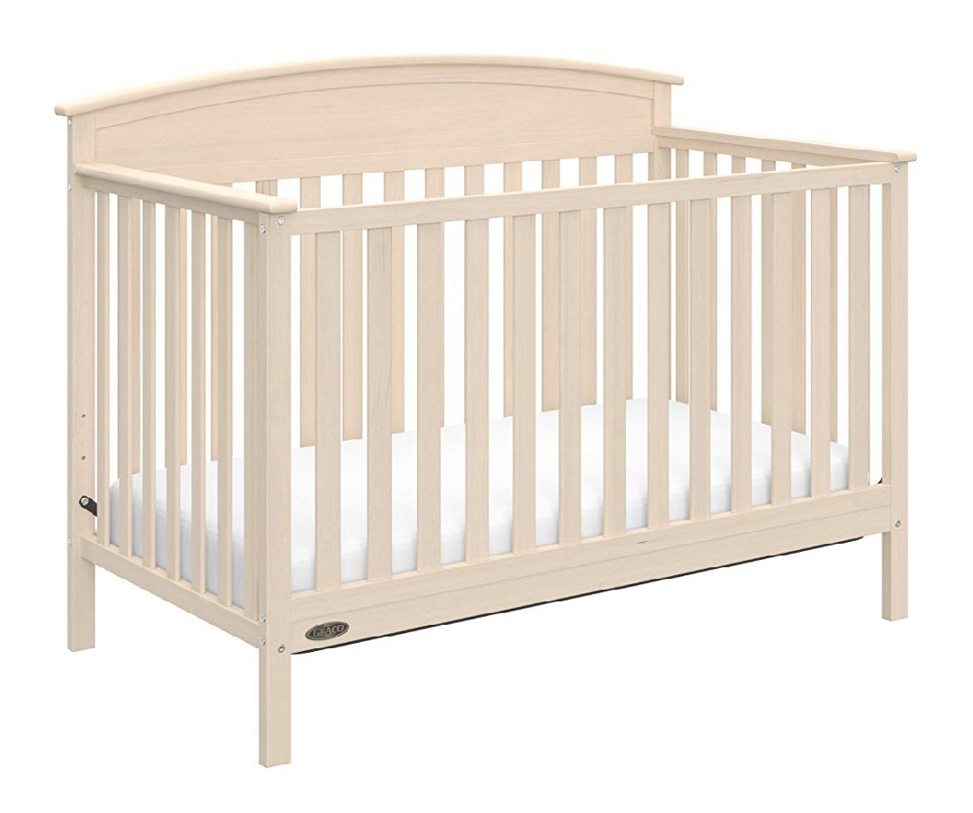 Graco Benton 5-in-1 Convertible Crib, Whitewash