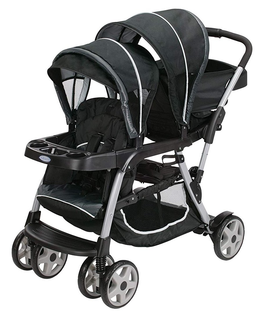 Graco Ready2Grow LX Double Stroller, Gotham