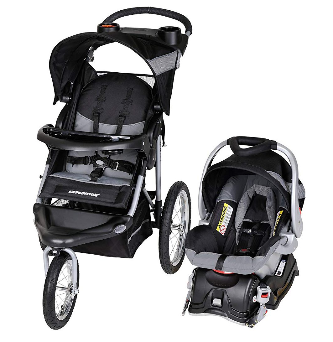 Baby Trend Expedition Jogger Travel System, Millennium White