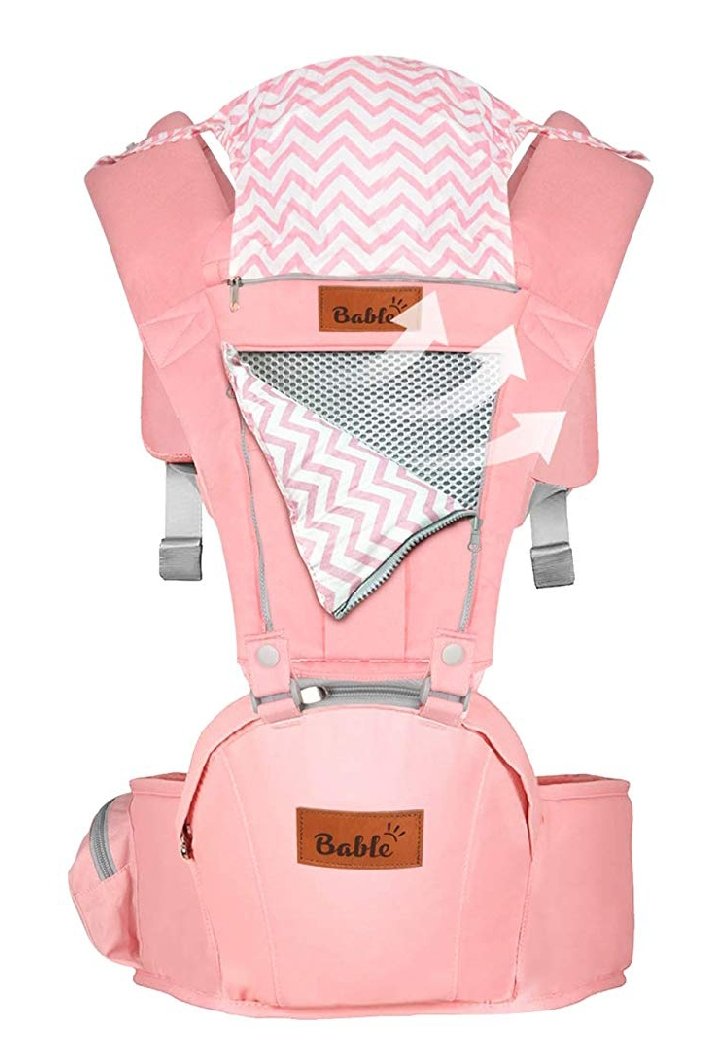 Bable Baby Carrier with Hip Seat, 6-in-1