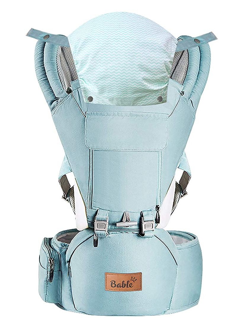 Bable Baby Carrier with Hip Seat, 6-in-1