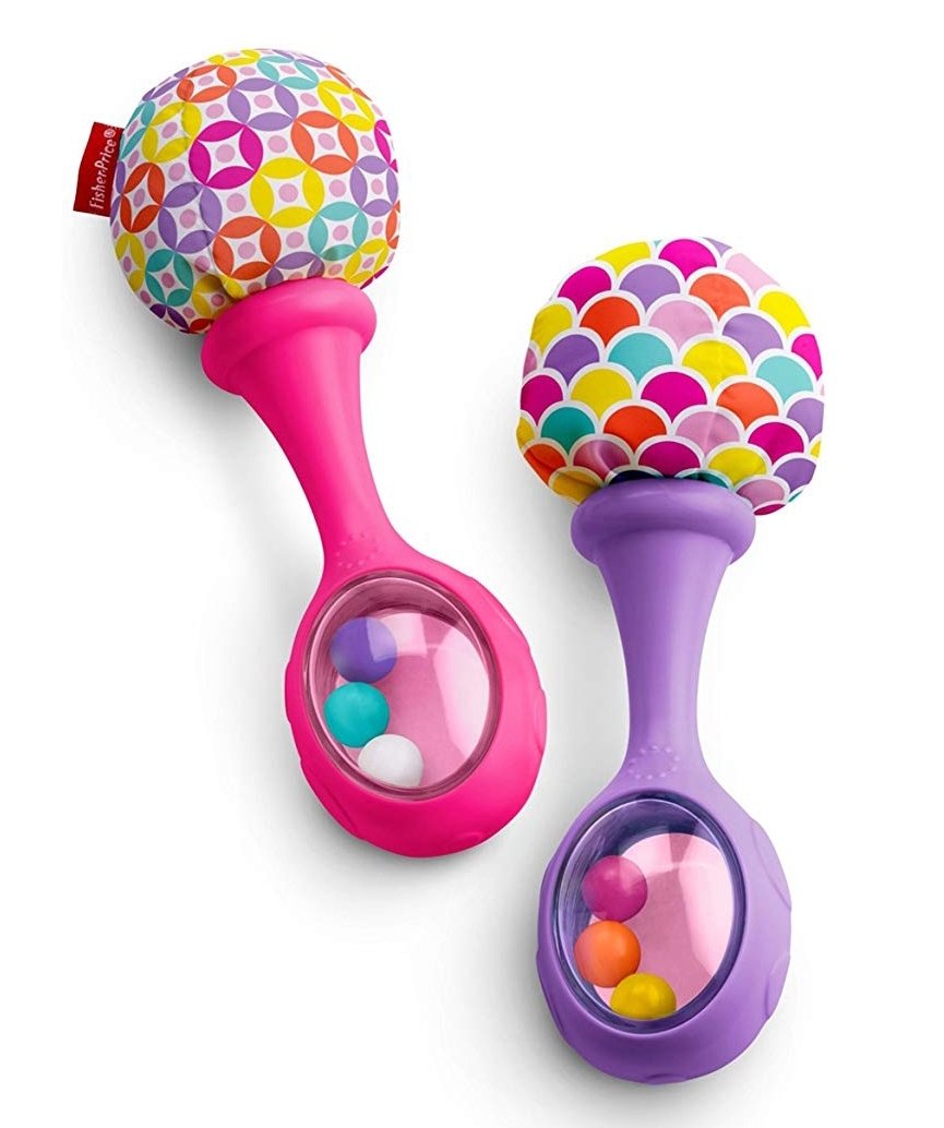 Rattle 'n Rock Maracas, Pink/Purple