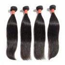 10"-30" 4 Bundles Straight Virgin Malaysian Hair Natural Black 300g 14+16+18+20
