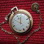 VINTAGE DUGENA GOLD PLATED POCKET WATCH SWISS