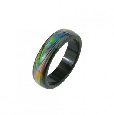 Opal Essence Oceans Mystique Mood Color Change Ring Band Sizes 4,5,6,7,8,9 USA