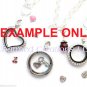 Snowman With Scarf And Hat Christmas Holiday Floating Charm For Lockets