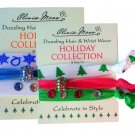 Olivia Moss Christmas Hair And Wrist Ties Pony Tail Holders Holiday Bracelets
