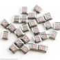 Pink Letter Initials Alphabet Name ID Monogram 9mm Italian Charm Stainless Steel