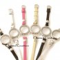 U Pick Floating Charm Locket 30mm Stainless Steel CZ Wrap Strap Leather Bracelet