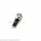 Crystal Microphone Mic Music Singer Band Floating Charm For Glass Memory Locket