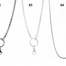 Stainless Steel Chains 32" 20" Rolo Chain Necklace For Floating Charm Lockets