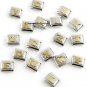 Soldered Gold Letter Initial Monogram Alphabet Name ID 9mm Italian Charm