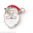Santa Claus Christmas Holiday Floating Charm For Our Glass Memory Lockets