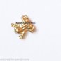 Gold Tone Frog Toad Floating Charm For Glass Memory Lockets