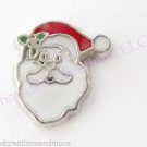 10pc Lot Santa Claus Christmas Floating Charm For Glass Memory Locket Necklace