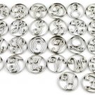 Initial Window Plate Fits 30mm Floating Charm Memory Lockets Letter Alphabet