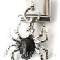 Black Widow Spider Halloween 9mm Italian Charm Stainless Steel Dangle Link