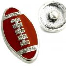 USA SELLER Interchangeable Button Snap Jewelry Football Sports Charm 18mm 363