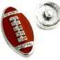 USA SELLER Interchangeable Button Snap Jewelry Football Sports Charm 18mm 363