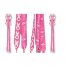 Pink Ribbon Walk Of Hope Shoe Laces Breast Cancer Awareness 2 Pair 5pk 10pk Lot