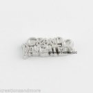 Silver Tone Granddaughter Floating Charm For Glass Custom Memory Lockets