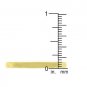 2mm Thin Hamilton Gold IPG Plain Wedding Ring Women's Petite Band