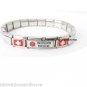 High Blood Pressure Superlink 9mm Italian Charm Medical Alert Starter Bracelet