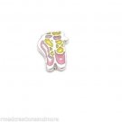 Ballet Slippers Shoes Flats Dance Floating Charm For Glass Memory Locket