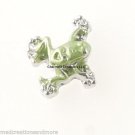 10pc Lot Silver Tone & Green Tree Frog Floating Charm For Glass Memory Lockets