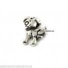 10pc Lot Silver Puppy Dog Pet Floating Charm For Glass Memory Locket Necklace