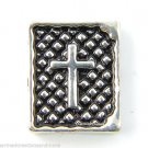 Holy Bible Cross Religious Jesus Floating Charm For Glass Memory Lockets
