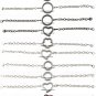 10pc Assorted Lot 25mm 30mm Round Pink Heart Floating Charm Locket Bracelets