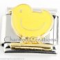 Yellow Chick Farm Chicken Hen 9mm Italian Charm Stainless Steel Modular Link