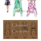 Lavello Designer Chiffon Vest Shawl Multi Way's To Wear 3 Styles Floral Rose