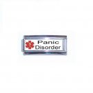 Panic Disorder Medical Alert 9mm Italian Charm Superlink For ID Bracelet Anxiety